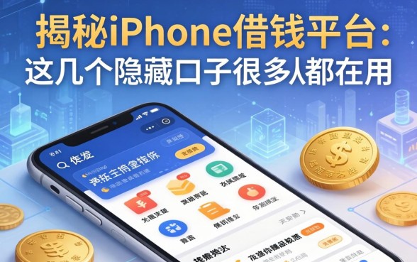 揭秘iphone借钱的平台：这几个隐藏口子很多人都在用
