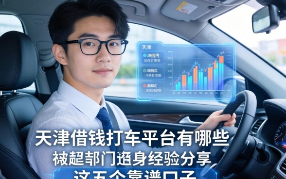 天津借钱打车平台有哪些？亲身经历分享这五个靠谱口子