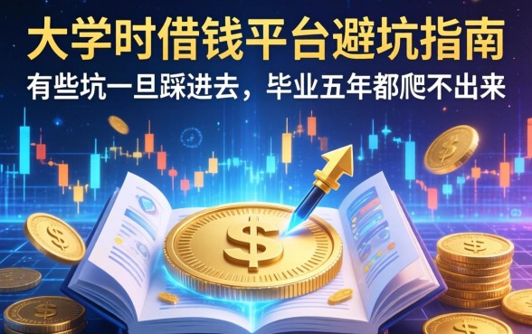 大学时借钱平台避坑指南：有些坑一旦踩进去，毕业五年都爬不出来