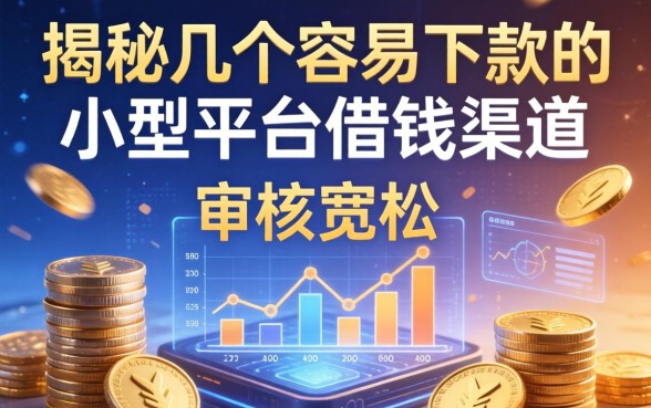 揭秘几个容易下款的小型平台借钱渠道，审核宽松