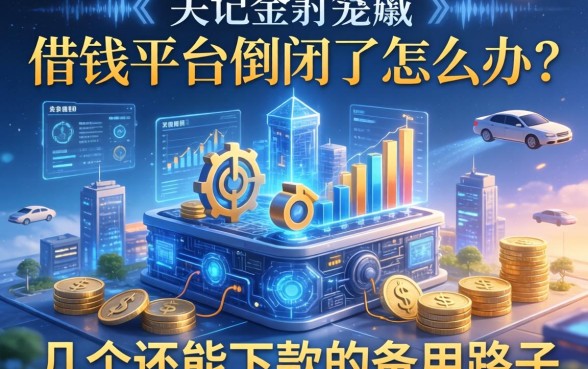 借钱平台倒闭了怎么办？分享几个还能下款的备用路子