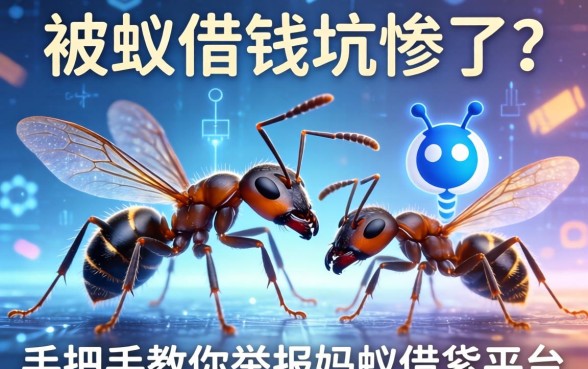 被蚂蚁借钱坑惨了？手把手教你举报蚂蚁借钱平台