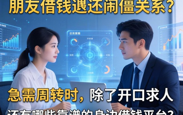 朋友借钱不还闹僵关系？急需周转时，除了开口求人还有哪些靠谱的身边借钱平台？