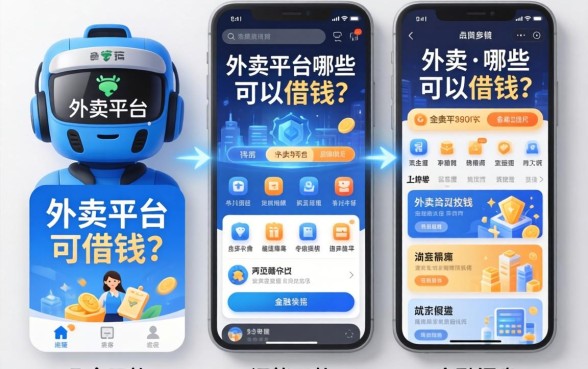 外卖平台哪些可以借钱？整理了几个还能下款的渠道