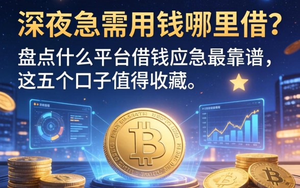 深夜急需用钱哪里借？盘点什么平台借钱应急最靠谱，这五个口子值得收藏