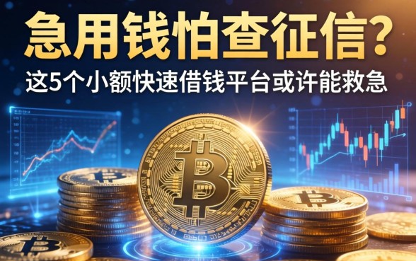 急用钱怕查征信？这5个小额快速借钱平台或许能救急