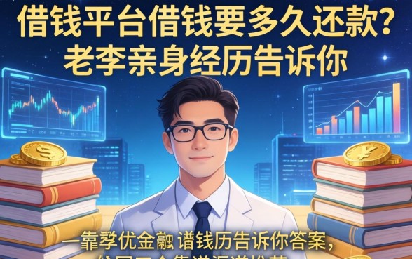 借钱平台借钱要多久还款？老李亲身经历告诉你答案与五个靠谱渠道推荐