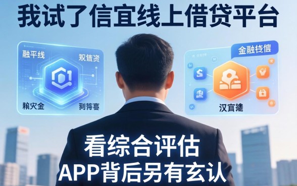 我试了信宜线上借钱平台，发现不看综合评估的app背后另有玄机
