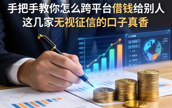 手把手教你怎么跨平台借钱给别人，这几家无视征信的口子真香