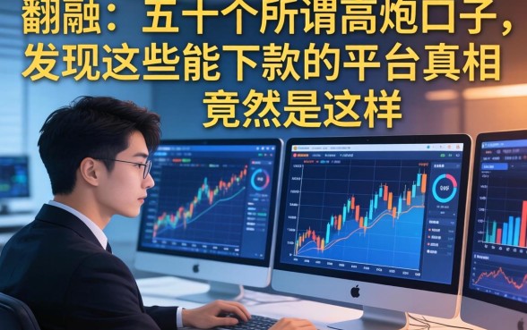 我翻了五十个所谓高炮口子，发现这些能下款的平台真相竟然是这样