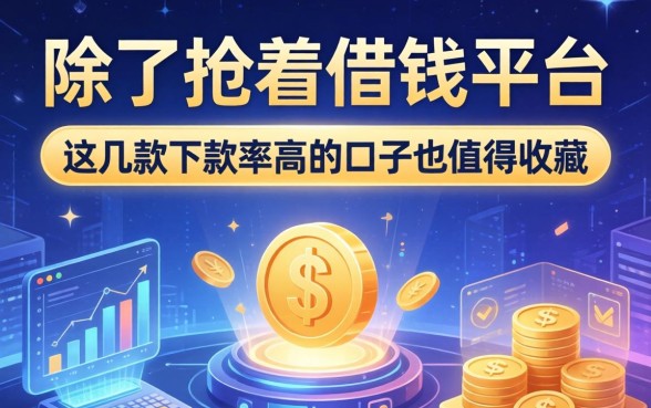 除了抢着借钱平台，这几款下款率高的口子也值得收藏