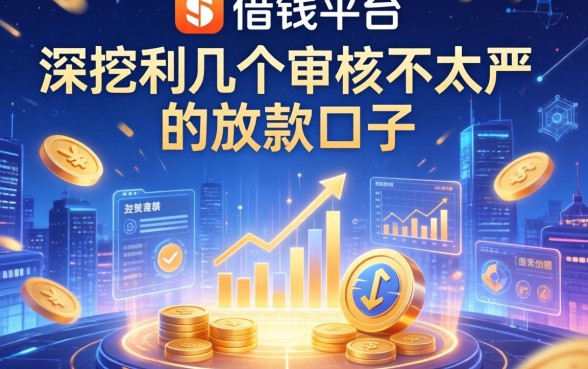 借钱平台广告详情：深挖几个审核不太严的放款口子