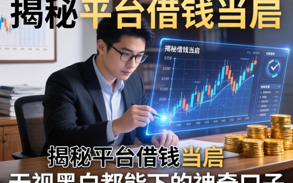 揭秘平台借钱当铺：无视黑白都能下的神奇口子
