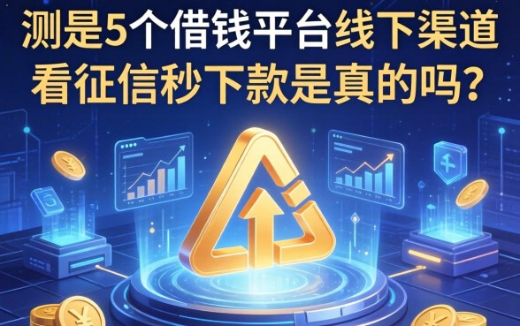 实测这5个借钱平台线下渠道，不看征信秒下款是真的吗？