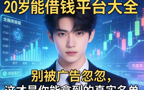 20岁能借钱的平台大全：别被广告忽悠，这才是你能拿到的真实名单