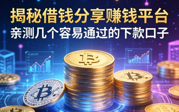 揭秘借钱分享赚钱平台：亲测几个容易通过的下款口子