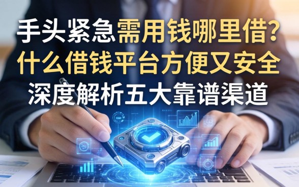 手头紧急需用钱哪里借?什么借钱平台方便又安全?深度解析五大靠谱渠道