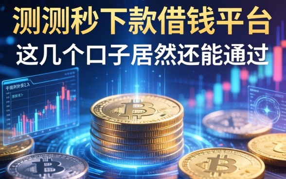 实测秒下款借钱平台：这几个口子居然还能通过
