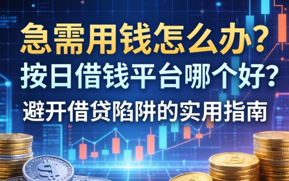 急需用钱怎么办？按日借钱平台哪个好？避开借贷陷阱的实用指南