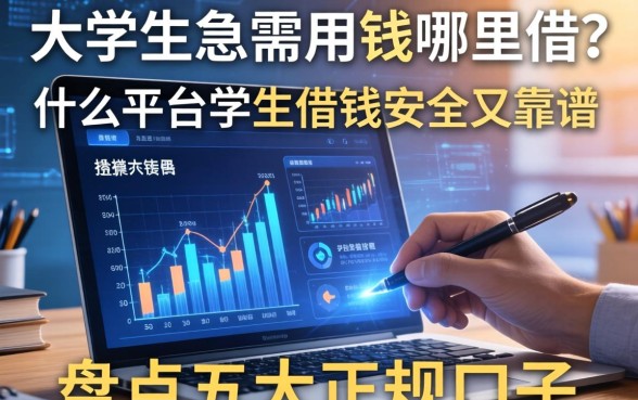 大学生急需用钱哪里借？什么平台学生借钱安全又靠谱？盘点五大正规口子