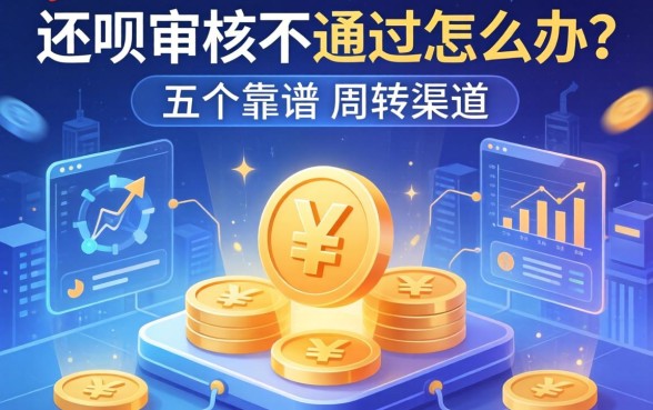 还呗审核不通过怎么办？分享五个靠谱的周转渠道