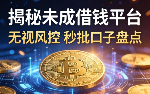 揭秘未成借钱平台：无视风控的秒批口子盘点