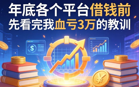 年底各个平台借钱前，先看完我血亏3万的教训