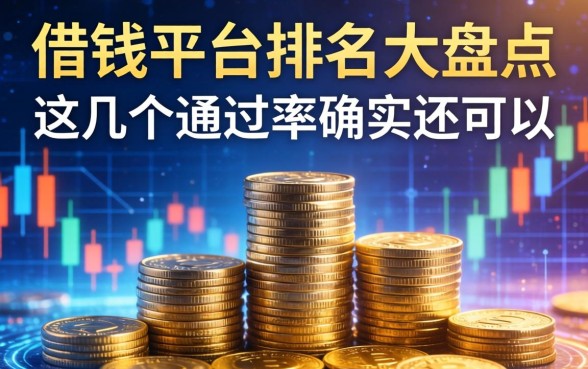 借钱的平台排名大盘点，这几个通过率确实还可以