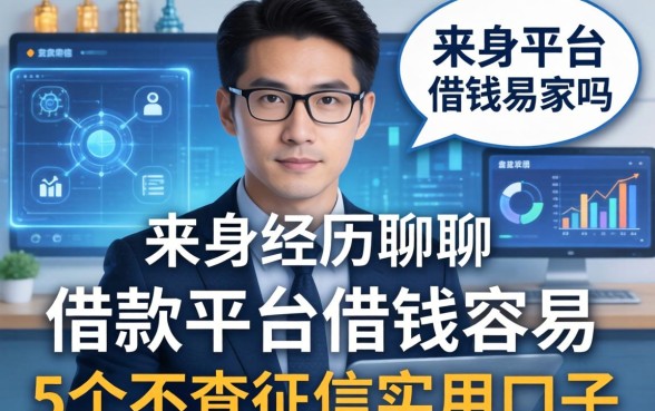亲身经历聊聊借款平台借钱容易吗，分享5个不查征信的实用口子