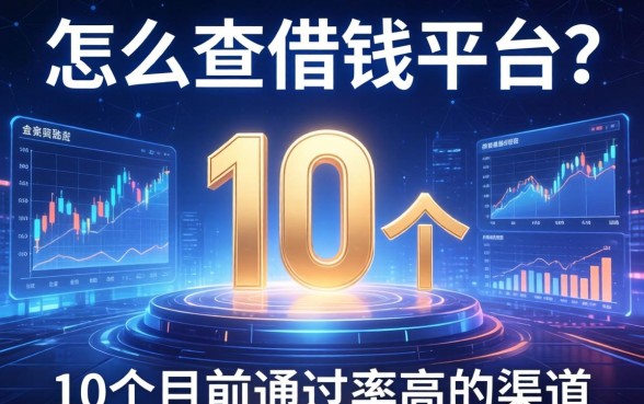 怎么查借钱平台？整理了10个目前通过率高的渠道