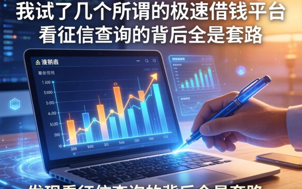 我试了几个所谓的极速借钱平台，发现不看征信查询的背后全是套路