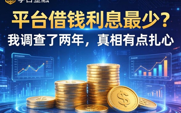 平台借钱利息最少？我调查了两年，真相有点扎心