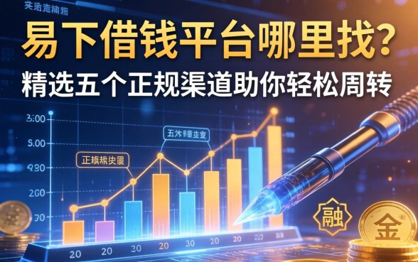 易下借钱平台哪里找？精选五个正规渠道助你轻松周转
