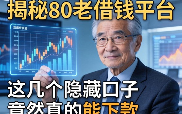 揭秘80岁借钱平台：这几个隐藏口子竟然真的能下款