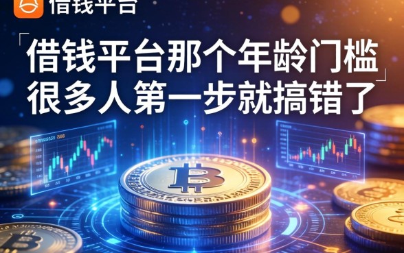 借钱平台那个年龄门槛，很多人第一步就搞错了