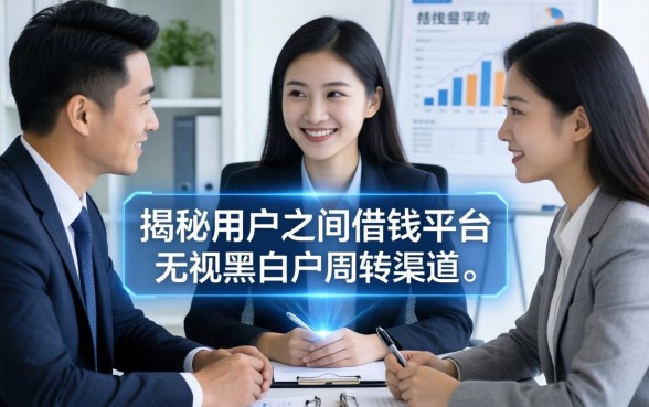揭秘用户之间借钱平台：无视黑白户周转的渠道分享