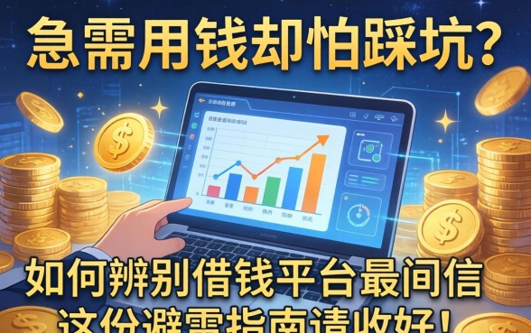 急需用钱却怕踩坑？如何辨别借钱平台最可信，这份避雷指南请收好！