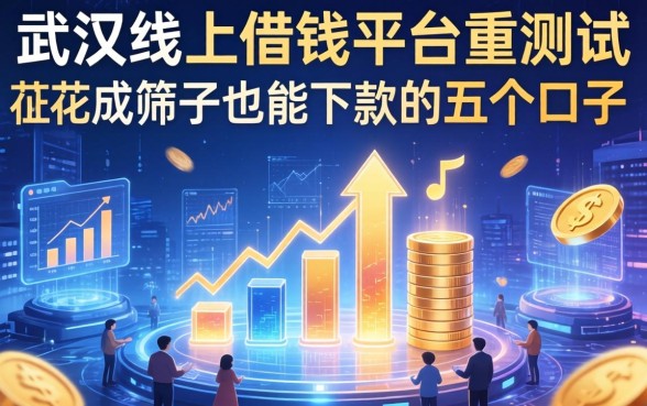 武汉线上借钱平台实测：征信花成筛子也能下款的五个口子