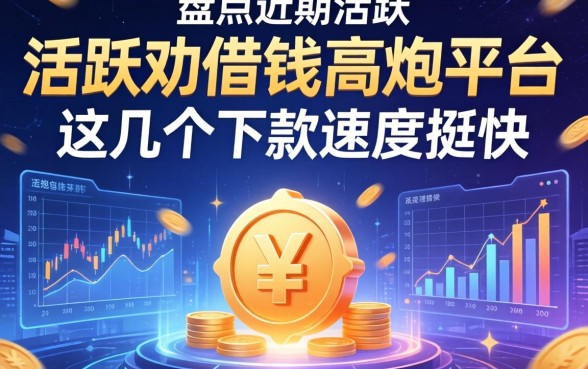 盘点近期活跃的借钱高炮平台，这几个下款速度挺快