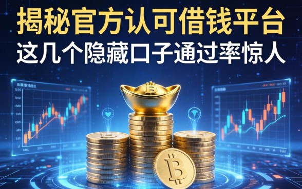 揭秘官方认可借钱平台，这几个隐藏口子通过率惊人
