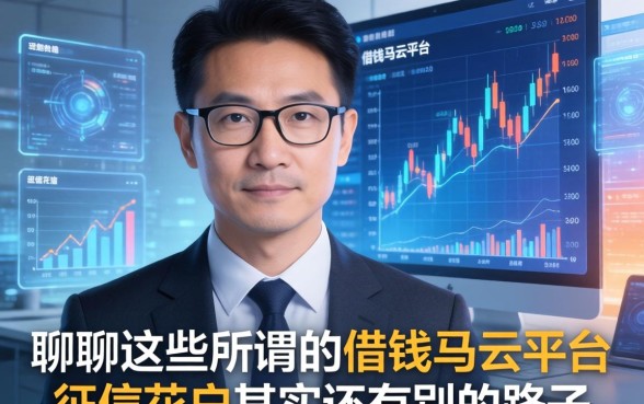 聊聊那些所谓的借钱马云平台，征信花户其实还有别的路子