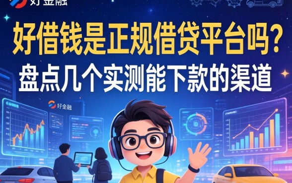 好借钱是正规借钱平台吗？盘点几个实测能下款的渠道