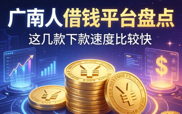 广南人借钱平台盘点：这几款下款速度比较快