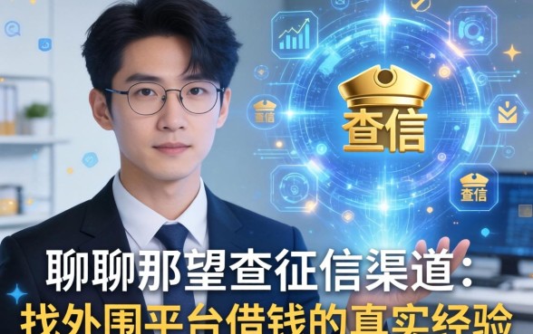 聊聊那些不查征信的渠道：找外围平台借钱的真实经验
