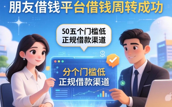 朋友在借钱平台借钱周转成功，分享五个门槛低的正规借款渠道
