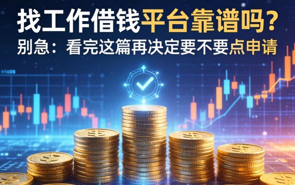 找工作借钱平台靠谱吗？别急，看完这篇再决定要不要点申请