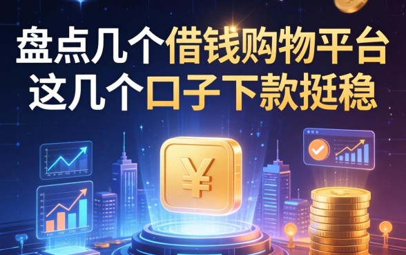 盘点几个借钱的购物平台，这几个口子下款挺稳