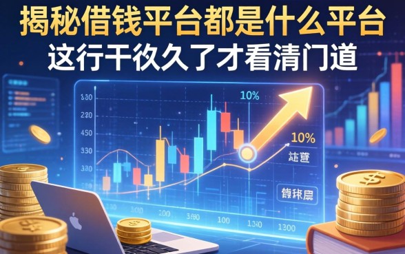 揭秘借钱平台都是什么平台，这行干久了才看清门道