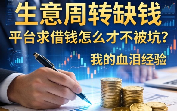 生意周转缺钱，平台求借钱怎么才不被坑？我的血泪经验