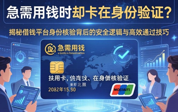 急需用钱时却卡在身份验证？揭秘借钱平台身份核验背后的安全逻辑与高效通过技巧